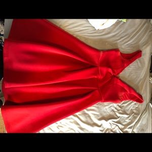 Formal red dress